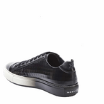 Mezlan Vera II Embossed Calfskin Sneakers Black