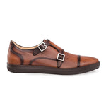 Mezlan Vicenza Calfskin Sneakers Cognac