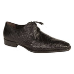 Mezlan Worth Ostrich Shoes Black