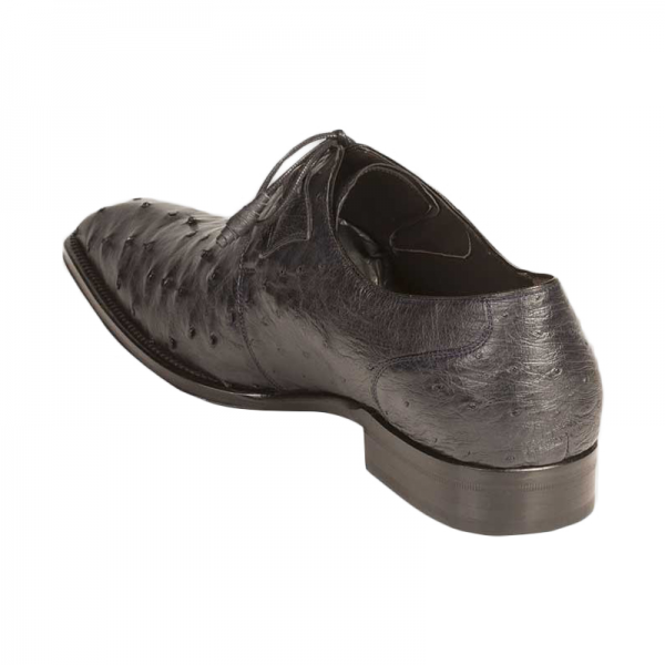 Mezlan Worth Ostrich Shoes Blue