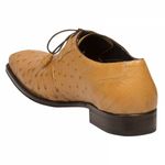 Mezlan Worth Ostrich Shoes Mustard