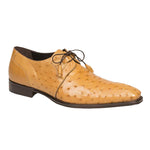 Mezlan Worth Ostrich Shoes Mustard