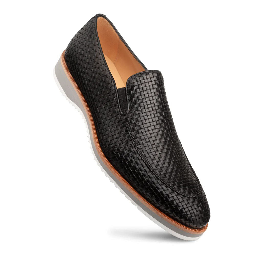 Mezlan Woven Hybrid Loafers Black (R20658)
