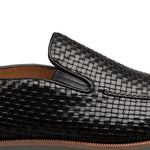 Mezlan Woven Hybrid Loafers Black (R20658)