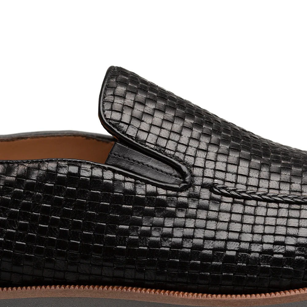 Mezlan Woven Hybrid Loafers Black (R20658)