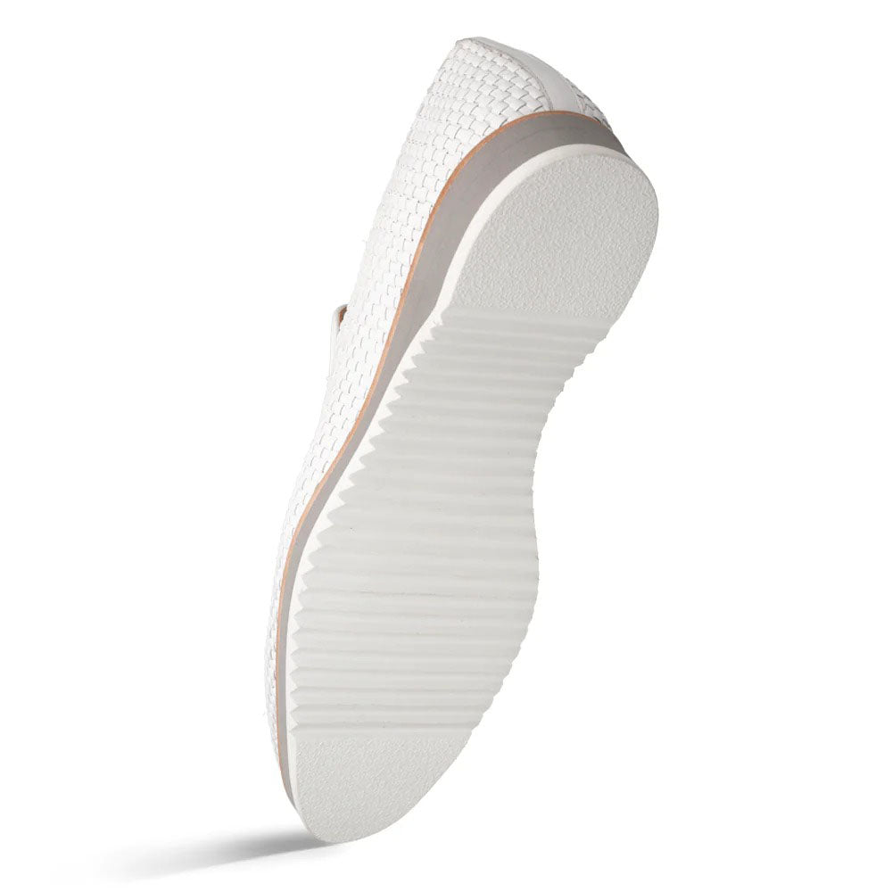 Mezlan Woven Hybrid Loafers White (R20658)
