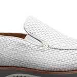 Mezlan Woven Hybrid Loafers White (R20658)