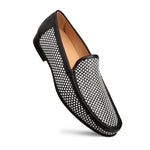 Mezlan Woven Moccassin Black / White