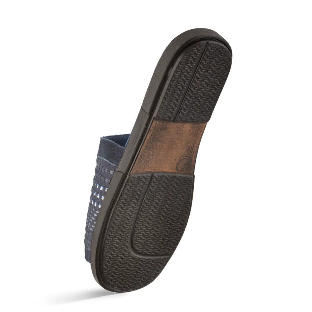 Mezlan Woven Slide Sandals Blue Multi (R20258)