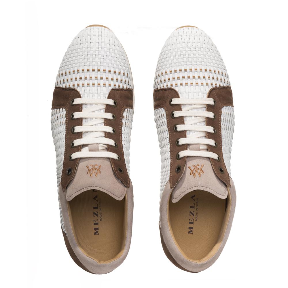 Mezlan Woven Sneakers White Multi 