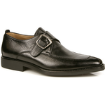 Michael Toschi Berta Monk Strap Kidskin Shoes Black