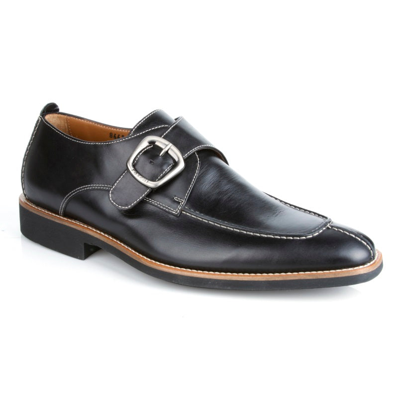 Michael Toschi Monk Strap Shoes Black