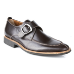Michael Toschi Monk Strap Shoes Chocolate