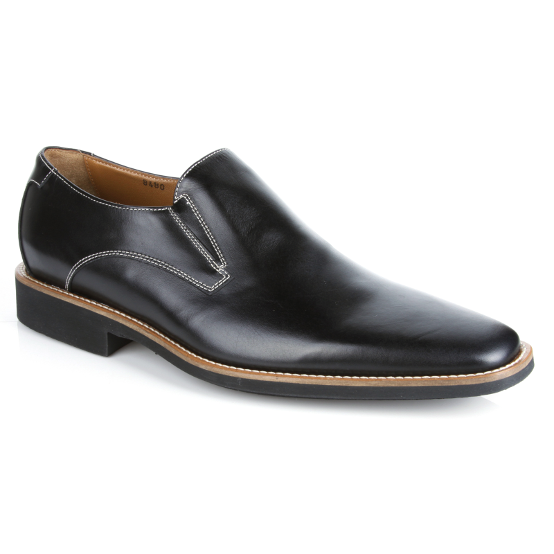 Michael Toschi Brando Plain Toe Loafers Black