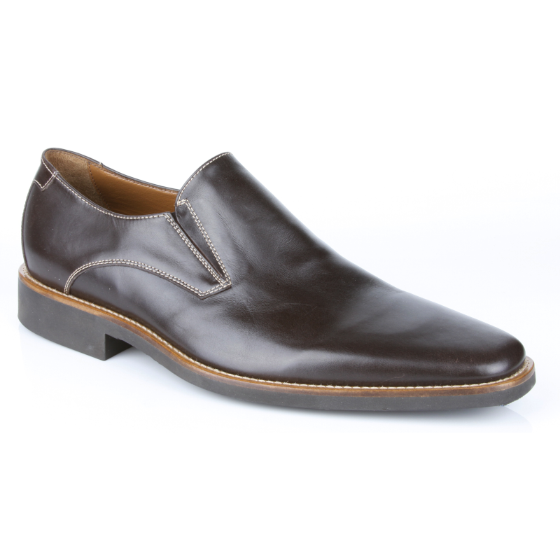 Michael Toschi Brando Plain Toe Loafers Brown