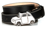 Michael Toschi Cinquecento Belt Black/White