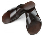 Michael Toschi Croche Sandals Chocolate