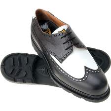 Michael Toschi G2 Wing Tip Golf Shoes Marrone/White