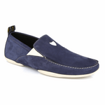 Michael Toschi Onda S Driving Loafers Navy Suede