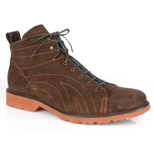 Michael Toschi Rasco Suede Boots Chocolate