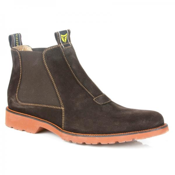 Michael Toschi Rugaro Boots Chocolate Suede
