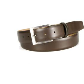 Michael Toschi Balboa Calfskin Belt Chocolate