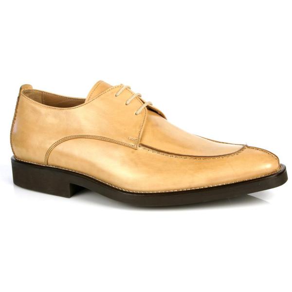 Michael Toschi Berta Split Toe Shoes Natural / Brown Sole