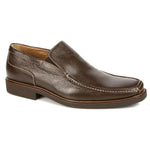 Michael Toschi Dollinger Pebble Grain Loafers Chocolate