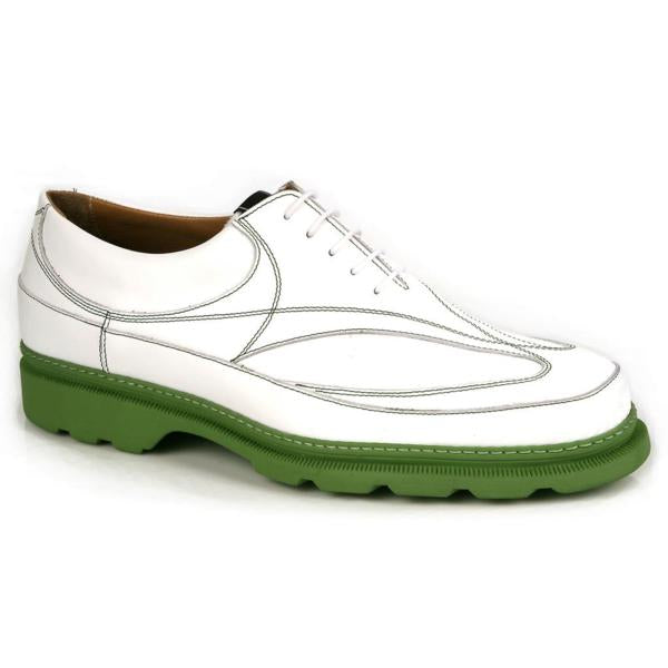Michael Toschi GX Golf Shoes White / Green Sole
