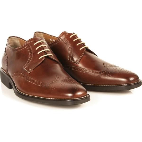 Michael Toschi Hessling Wing Tip Shoes Brown