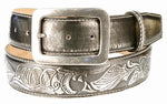 Michael Toschi 'Metal' Belt Black Chrome