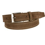 Michael Toschi Onda Suede Belt Chocolate
