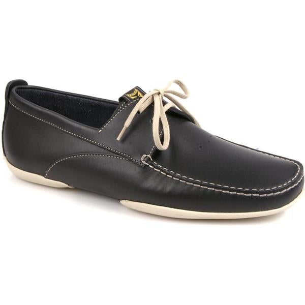 Michael Toschi Vela Boat Shoes Navy / White