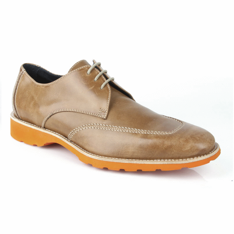 Michael Toschi SL2 Lace Up Shoes Tan/ Orange 