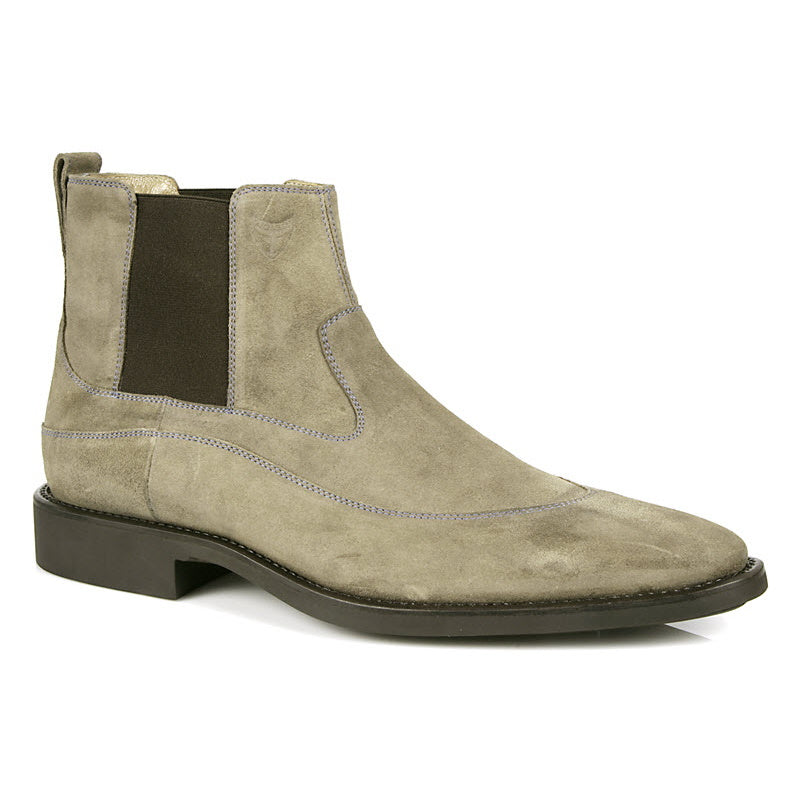 Michael Toschi Spur Double Side Gore Suede Boots Stone 