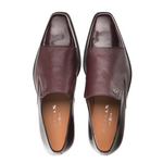 Mezlan Milani Deerskin Cap Toe Loafers Burgundy (Milani)