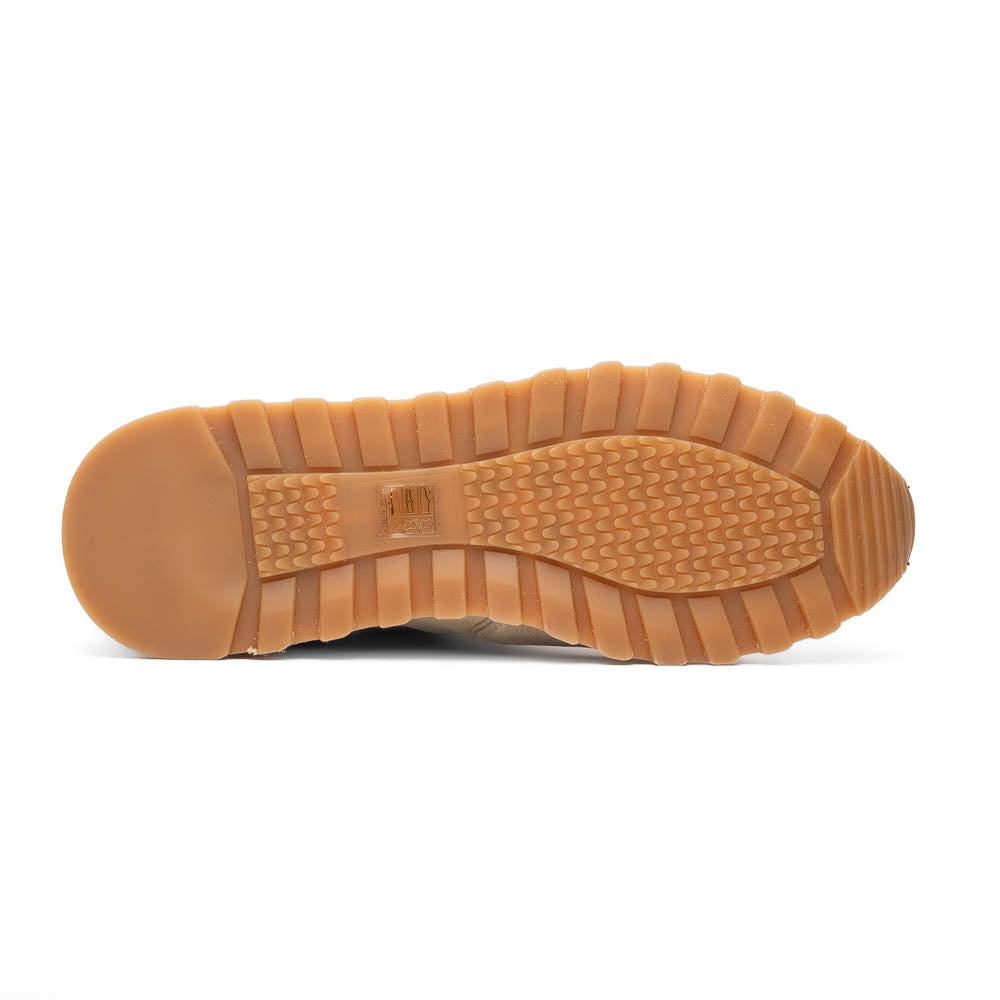 Zelli Milo Suede & Mesh Trainer Sneaker Sand (66-246-SND)