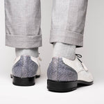 Marco Di Milano Moncalieri Alligator & Cobra Shoes White / Grey