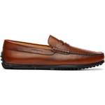 Zelli Monza Calfskin Driving Loafers Rust