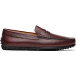 Zelli Monza Calfskin Driving Loafers Burgundy
