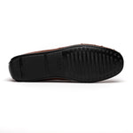 Zelli Monza Ostrich Quill Driving Loafers Brandy (33-100-BDY)