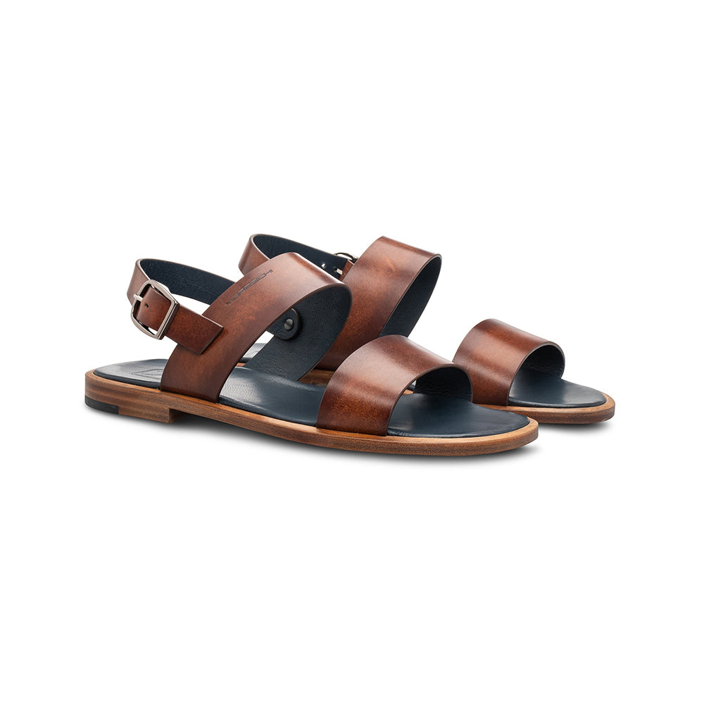 Moreschi 000534 Hand-Dyed Sandals Brown