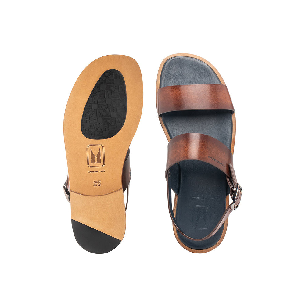 Moreschi 000534 Hand-Dyed Sandals Brown