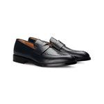 Moreschi 001532C Calfskin / Tejus Shoes Dark Blue