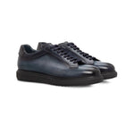 Moreschi 00378101 Leather Sneakers Dark Blue