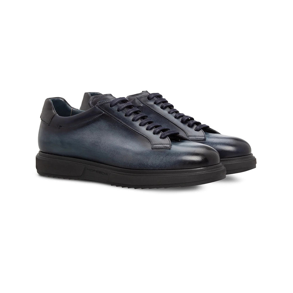 Moreschi 00378101 Leather Sneakers Dark Blue