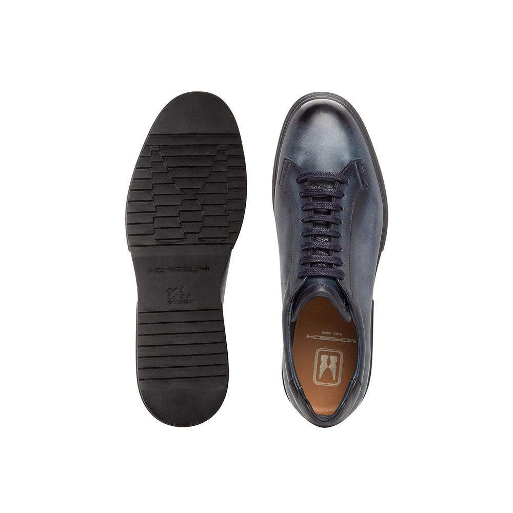 Moreschi 00378101 Leather Sneakers Dark Blue