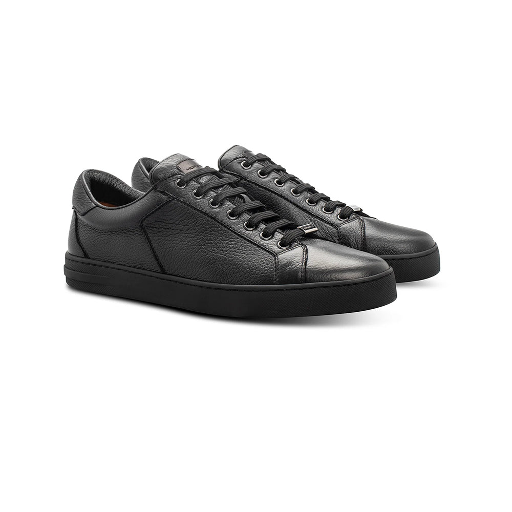 Moreschi 0171000 Deerskin Sneakers Black