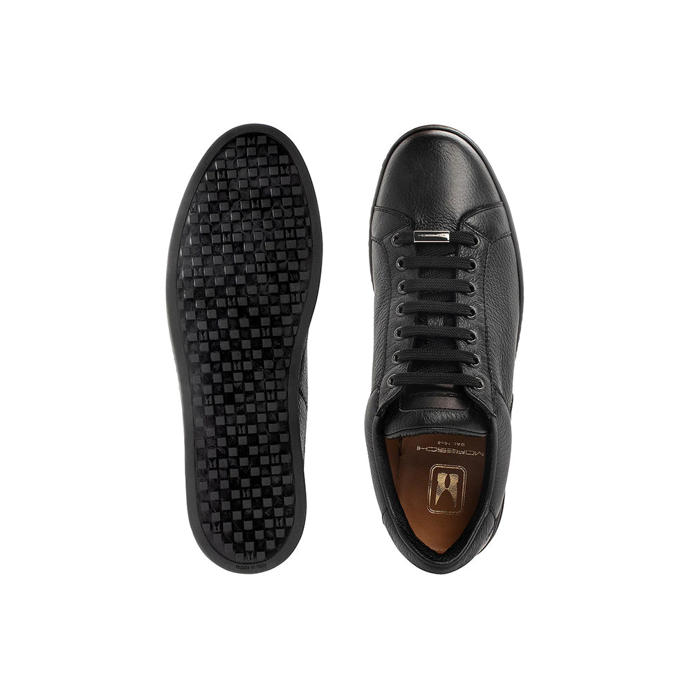 Moreschi 0171000 Deerskin Sneakers Black