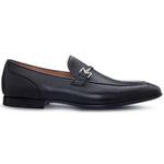 Moreschi 017532C Deerskin Loafers Navy Blue